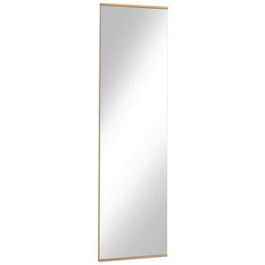 Xxxl Wandspiegel, Eiche, Holz, Glas, Eiche, furniert,massiv, rechteckig, 41x140x2 cm, Goldenes M, Made in Germany, DGM-Klimapakt, in verschiedenen