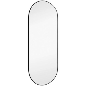 Wandspiegel, Glas, oval, 30x70x0.4 cm, Spiegel, Wandspiegel