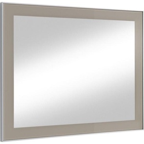 Wandspiegel, Glas, rechteckig, 80x60x2 cm, Goldenes M, Made in Germany, DGM-Klimapakt, waagrecht montierbar, Spiegel, Wandspiegel