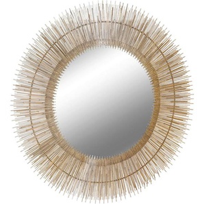Xxxl Wandspiegel, Gold, Metall, Glas, 3 cm, Spiegel, Wandspiegel