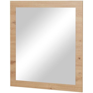 Wandspiegel - holzfarben - Materialmix - 75 cm - 85 cm - 2 cm | Möbel Kraft