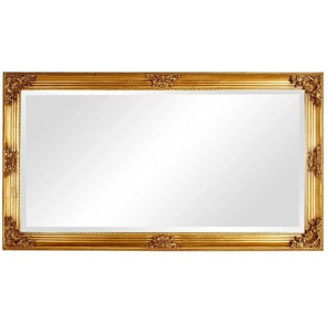 Wandspiegel Ilapo | gold | Massivholz,Holzwerkstoff,Polyresin (Kunstharz) | 100 cm | 180 cm | cm 6,0 |