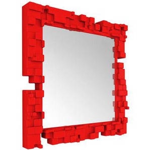 Wandspiegel Pixel plastikmaterial rot - Slide - Rot