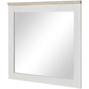 Wandspiegel  Romance | weiß | Glas , Holzwerkstoff | 95 cm | 92 cm | 4 cm |