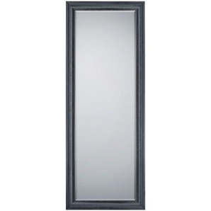 Wandspiegel , Schwarz , Glas , rechteckig , 60x160x3.7 cm , in verschiedenen Größen erhältlich, senkrecht und waagrecht montierbar , Badezimmer, Badezimmerspiegel, Badspiegel