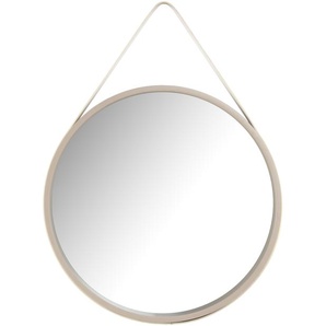 Wandspiegel Taupe Weiß ca. 3,5-7,5cm (L) x 49,5cm (B) x 49,5cm (H)