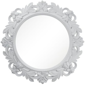 Wandspiegel - weiß - Kunststoff - 2 cm - [50.0] | Möbel Kraft