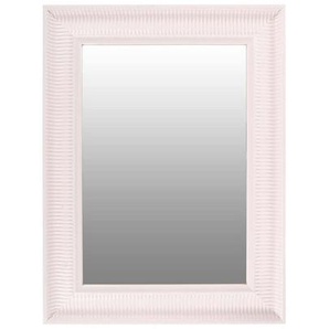 Wandspiegel, Weiß, Kunststoff, Glas, rechteckig, 63x83x3 cm, Spiegel, Wandspiegel