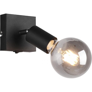 Wandstrahler TRIO LEUCHTEN VANNES Lampen Gr. 1 flammig, Höhe: 11,5 cm, schwarz matt, schwarz Wandstrahler E27-Leuchtmittel frei wählbar, dreh- und schwenkbar