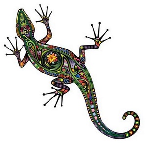 Wandtattoo Gecko Geckomuster