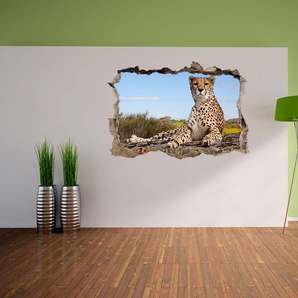 Wandtattoo Prächtiger Gepard in der Savanne