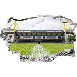 Wandtattoo WALL-ART Borussia Dortmund BVB Signal Iduna Wandtattoos Gr. B/H: 120 cm x 73 cm, Fussball, bunt Wandtattoos Fußball selbstklebend, entfernbar