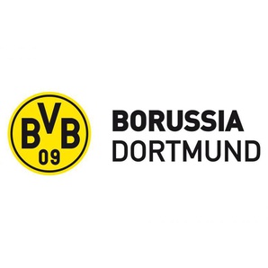 Wandtattoo WALL-ART BVB Borussia Schriftzug mit Logo Wandtattoos Gr. B/H/T: 160 cm x 52 cm x 0,1 cm, bunt Wandtattoos Wandsticker selbstklebend, entfernbar