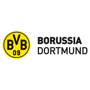 Wandtattoo WALL-ART BVB Borussia Schriftzug mit Logo Wandtattoos Gr. B/H/T: 200 cm x 65 cm x 0,1 cm, bunt Wandtattoos Wandsticker