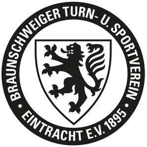 Wandtattoo WALL-ART Eintracht Braunschweig Logo Wandtattoos Gr. B/H/T: 110 cm x 110 cm x 0,1 cm, -, schwarz Wandtattoos Geographie