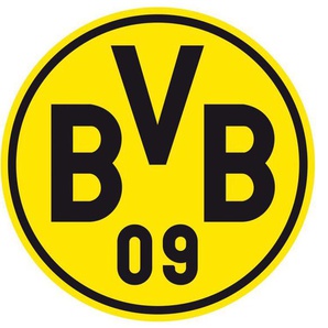 Wandtattoo WALL-ART Fußball Borussia Dortmund Logo Wandtattoos Gr. B/H/T: 120 cm x 120 cm x 0,1 cm, gelb Wandtattoos Wandsticker selbstklebend, entfernbar