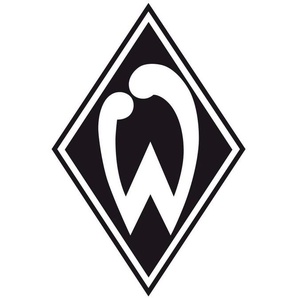 Wandtattoo WALL-ART Fußball Werder Bremen Logo Wandtattoos Gr. B/H/T: 100 cm x 150 cm x 0,1 cm, schwarz Wandtattoos Wandsticker