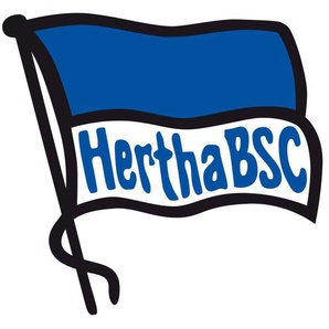 Wandtattoo WALL-ART Hertha BSC Logo Fahne Wandtattoos Gr. B/H/T: 120 cm x 113 cm x 0,1 cm, -, bunt (mehrfarbig) Wandtattoos Wandsticker selbstklebend, entfernbar