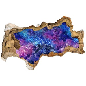 Wandtattoo WALL-ART Nebula Sticker 3D Weltall Sterne Wandtattoos Gr. B/H/T: 120 cm x 75 cm x 0,1 cm, Nebula Sticker 3D Weltall Sterne, bunt (mehrfarbig) Wandtattoos Wandsticker