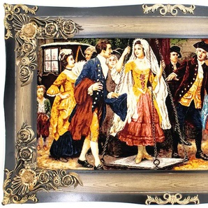 Wandteppich MORGENLAND Bild-Teppich Figurativ 120 x 70 cm Teppiche Gr. B/L: 70 cm x 120 cm, 6 mm, 0,84 m², 1 St., bunt (mehrfarbig) Esszimmerteppiche