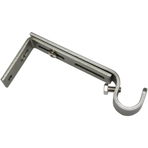 Wandträger Memphis ausziehbar für Ø 16 mm Edelstahl-Optik