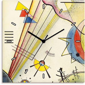 Wanduhr ARTLAND Deutliche Verbindung. 1925 Wanduhren Gr. B/H/T: 30 cm x 30 cm x 1,7 cm, Funkuhr, bunt Wanduhren wahlweise mit Quarz- oder Funhuhrwerk, lautlos ohne Tickgeräusche
