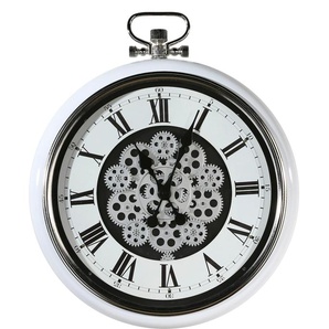 Wanduhr CASABLANCA BY GILDE Origin, weiß/silber Wanduhren Gr. B/H/T: 53 cm x 62 cm x 8 cm, silberfarben (weiß, silberfarben) Wanduhren 53 cm
