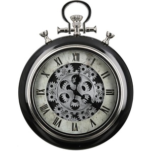 Wanduhr CASABLANCA BY GILDE Wanduhr Central Wanduhren Gr. B/H/T: 31 cm x 40,5 cm x 6,5 cm, schwarz Wanduhren