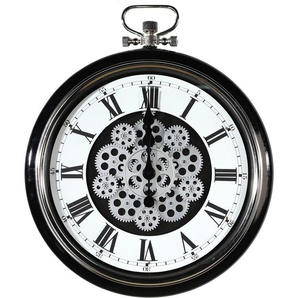 Wanduhr CASABLANCA BY GILDE Wanduhr Origin Wanduhren Gr. B/H/T: 52,5 cm x 62 cm x 7,5 cm, schwarz-weiß (schwarz, silberfarben, weiß) Wanduhren