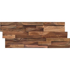 Xxxl Wandverkleidung Teak Elegance, Braun, Holz, Teakholz, Holz, 20x2x50 cm, Küchen, Küchenausstattung, Küchenrückwände