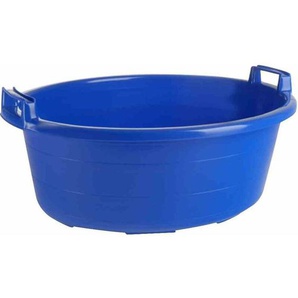 Wanne oval 75 cm/60 l blau hochstehende Griffe