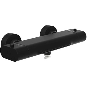 Wannenarmatur EISL CARNEO Armaturen Gr. B/H: 27 cm x 3,5 cm, schwarz (schwarz matt) Wannenarmaturen Schwallauslauf, Eco-Stopp-Funktion, Sicherheitssperre