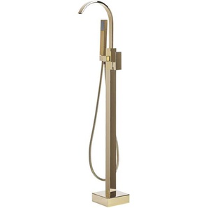 Armatur Freistehend Gold Messing Zink Wannenmischer/ Exklusive freistehende Badewannenarmatur Modernes Design