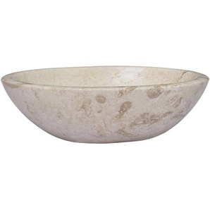 Waschbecken Creme 53x40x15 cm Marmor