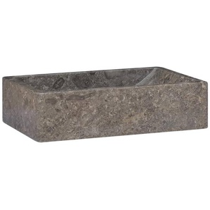 Waschbecken Grau 45x30x12 cm Marmor