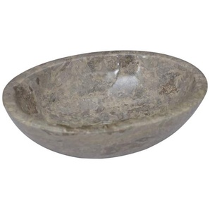 Waschbecken Grau 53x40x15 cm Marmor