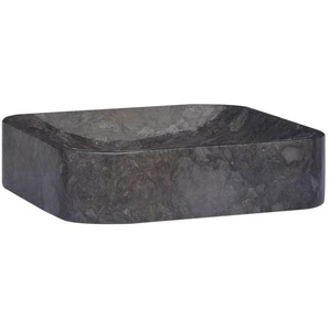 Waschbecken Schwarz 40x40x10 cm Marmor
