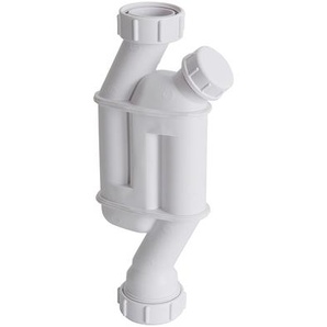 Waschbeckensiphon, linear, Plastik - 1,25 Zoll aus langlebigem Polypropylen