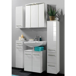 Waschbeckenunterschrank 50 x 53 x 34cm Weiß
