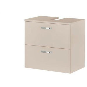 Waschbeckenunterschrank - beige - Materialmix - 60 cm - 57 cm - cm 39,0 | Möbel Kraft