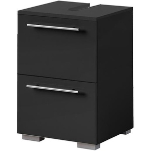 Waschbeckenunterschrank Carlos 40cm Schwarz/Anthrazit