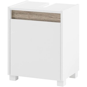 Waschbeckenunterschrank Cosmo 42cm Weiß/Weiß