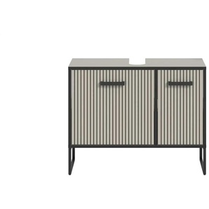 Waschbeckenunterschrank - creme - Materialmix - 80 cm - 63 cm | Möbel Kraft