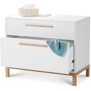 Waschbeckenunterschrank »Eklund« mit 2 Schubladen - braun - Holz -