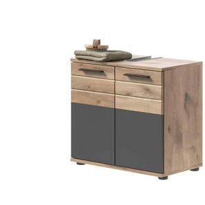 Waschbeckenunterschrank | grau | 60 cm | 56 cm |