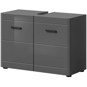 Waschbeckenunterschrank - grau - Materialmix - 80 cm - 56 cm | Möbel Kraft
