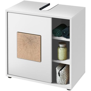 Waschbeckenunterschrank  Gremminer See ¦ weiß ¦ Maße (cm): B: 60 H: 60 T: 35.0