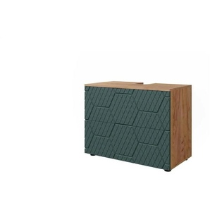 Waschbeckenunterschrank   ¦ grün ¦ Maße (cm): B: 80 H: 58,6