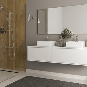 Waschbeckenunterschrank hängend - Weiß - 150 cm - ISAURE II