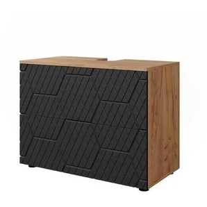 Waschbeckenunterschrank   ¦ holzfarben ¦ Maße (cm): B: 80 H: 58,6